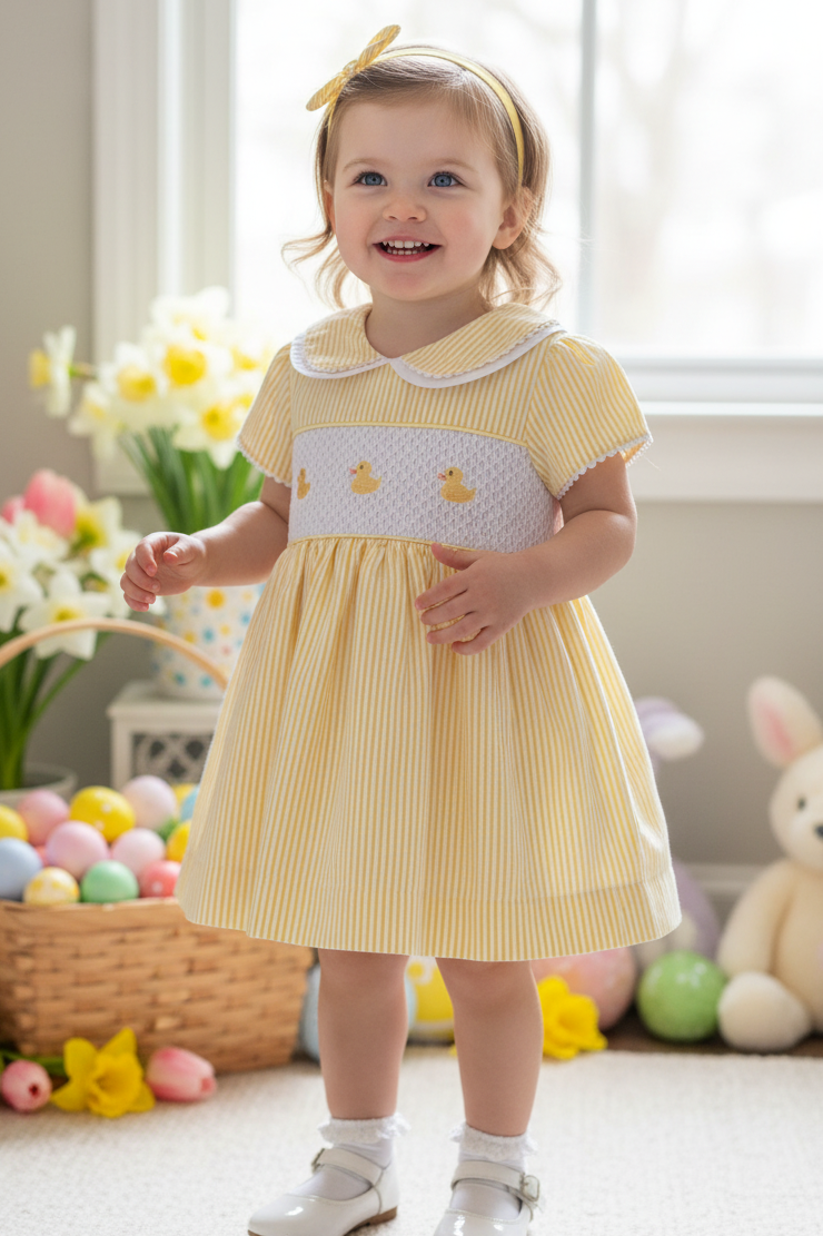 Girls Easter Outfits | My Fair Baby Boutique | Sonata Smocked Dresses Girls Easter Outfits | My Fair Baby Boutique | Sonata Smocked Dresses
