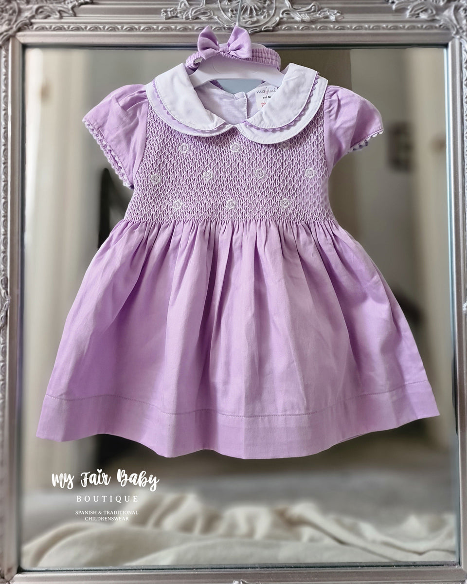 Lila & Hayes Girls Betsy Smocked Sun Dress - Bunting Floral
