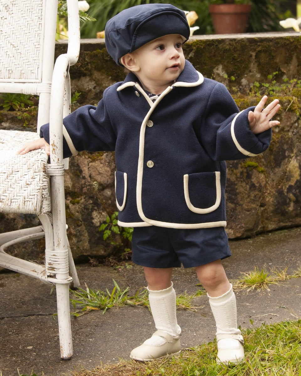 Sonata Infantil AW24 Spanish Boys Navy Blazer IN2410 MADE TO ORDER