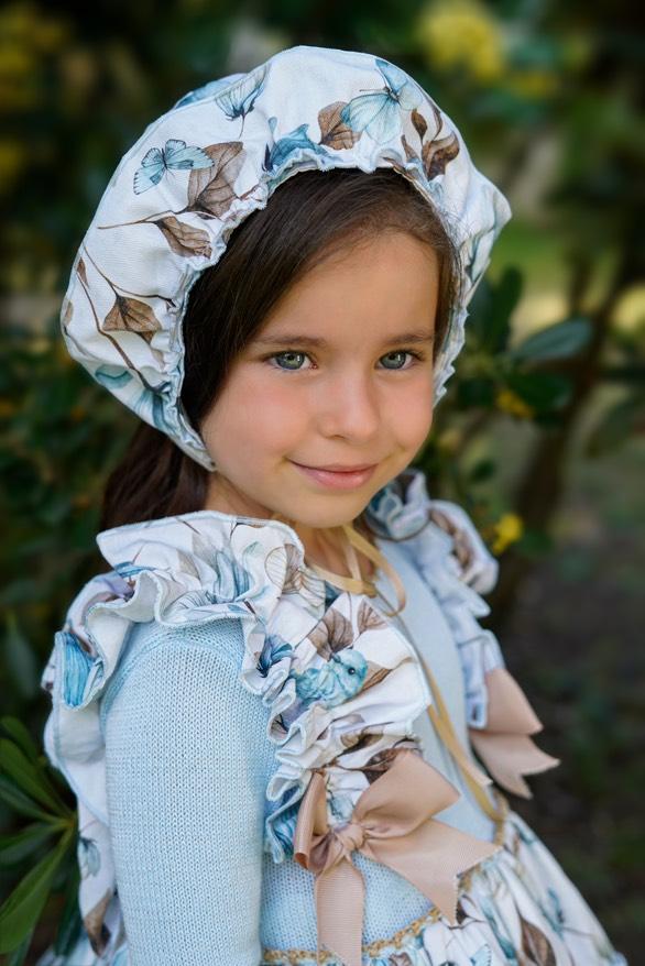 Ela Confeccion AW25 Girls Dusty Pink Gingham Dress Set - (Made to order) main image 1