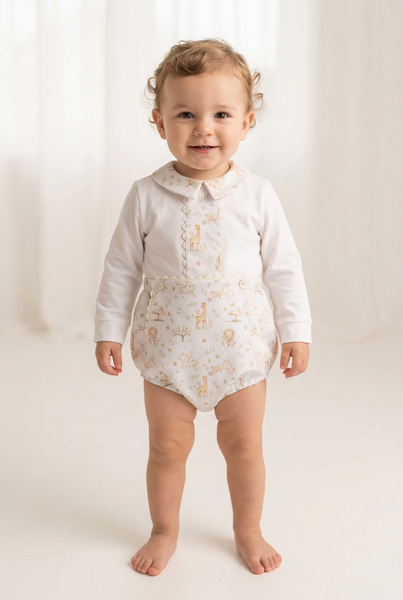 Spanish Baby Boys Safari Jam Pant Set ~ 3-36m