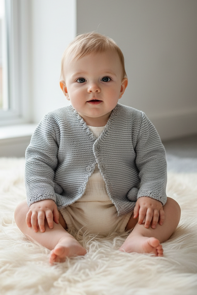 Traditional Baby Boys Pom Pom Cardigans