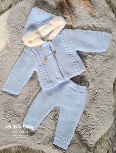 Spanish Baby Boys Blue Chucky Jacket & Trouser Set - NB,12m