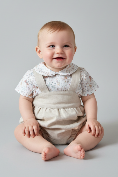 Spanish BabyFerr Baby Boys Sand Safari Romper 24214 ~ 3,12m