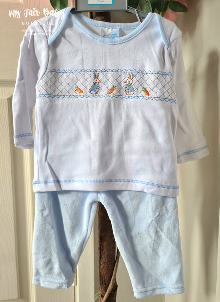 Traditional Baby Boys Blue Peter Rabbit Inspired 3PC Set