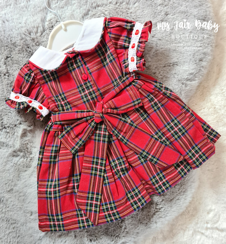 Beau Kid Traditional Girls Red Smocked Tartan Dress 238900 - 0-7y ~ IN My Fair Baby Boutique Beau Kid Traditional Girls Red Smocked Tartan Dress 238900 - 0-7y ~ IN My Fair Baby Boutique