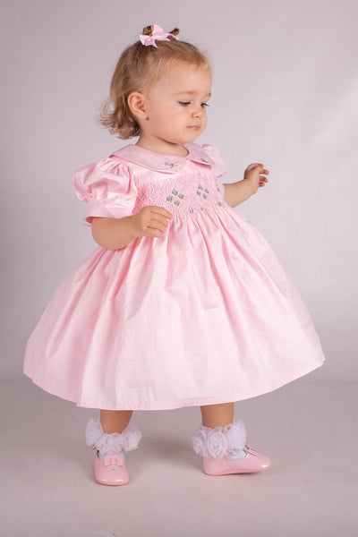 Beau Kid Traditional Girls Pink Smocked Dress 55119x 4-5y – My