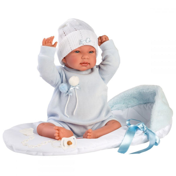 Spanish Llorens 45cm Tino Crying Baby Boy Doll 84451 - 1 IN STOCK NOW