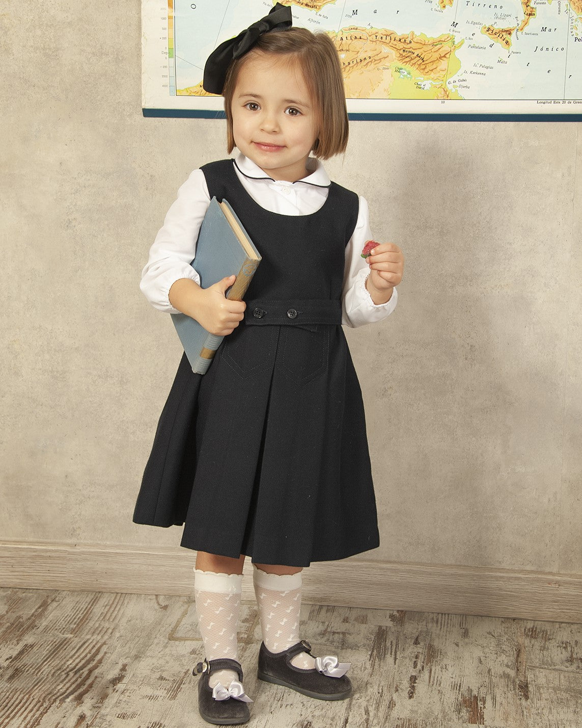 Sonata Infantil Spanish Girls School Pinafore Dress CC2408 - MADE TO ORDER