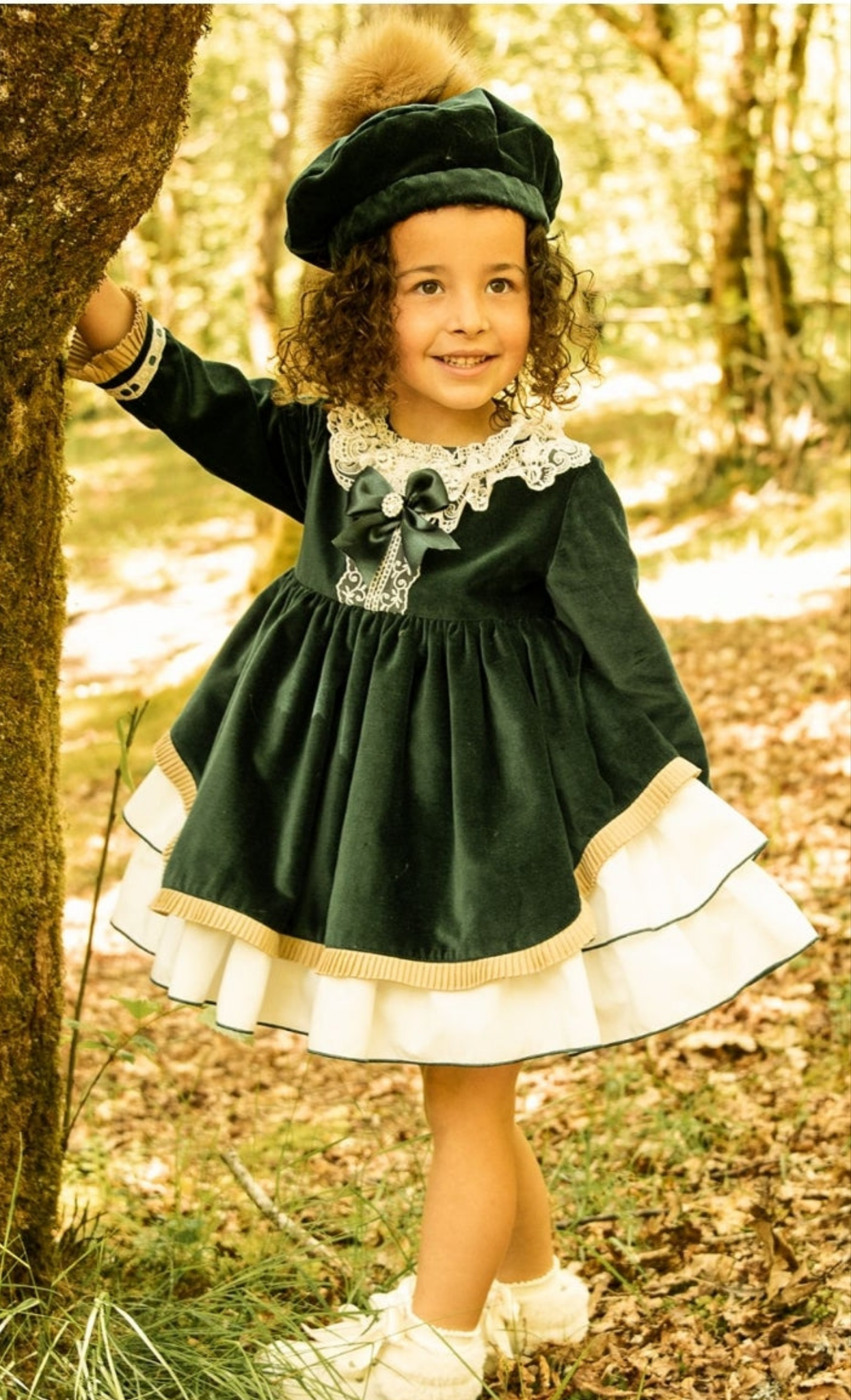 Green Velvet Velvet Infant Dress Sonata Infantil Spanish Girls Green Velvet Camille Puffball Dress Green Velvet Velvet Infant Dress Sonata Infantil Spanish Girls Green Velvet Camille Puffball Dress