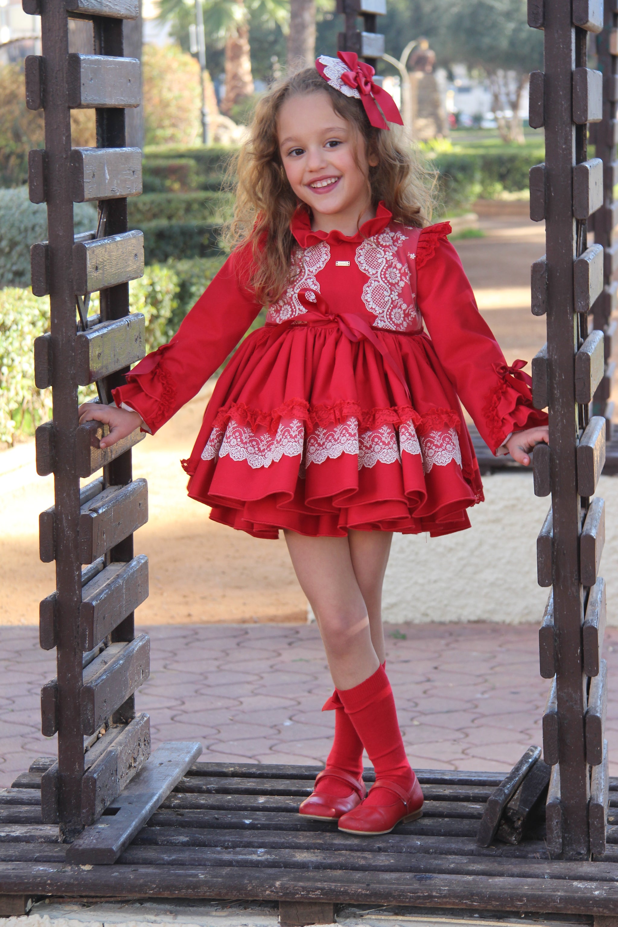 white christmas dresses Wholesale American Girl Dolls Red Princess Doll Dress Qty. 3