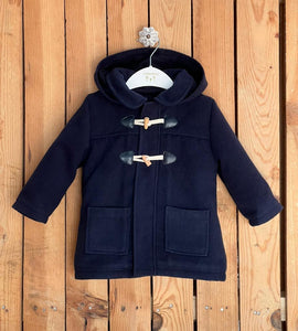 Valentina Bebes Baby Boys Navy Duffle Coat KAX257 - 12m-4y