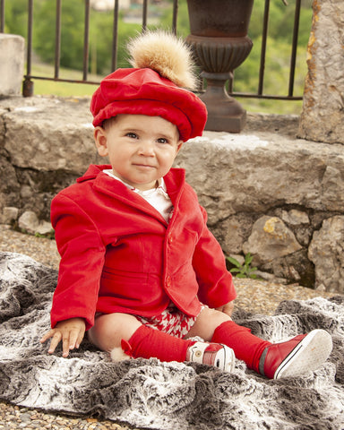Sonata AW23 Spanish Boys Red Blazer IN2313 - MADE TO ORDER