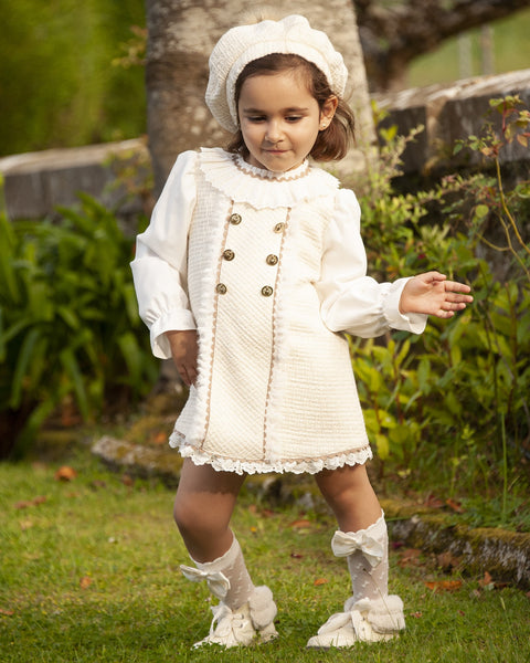 Sonata AW23 Spanish Girls Chanel A-Line Dress IN2346 - MADE TO ORDER