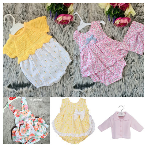 Spanish Baby Girls Summer Clothing Bundle 5 Items Size 3m ~ NON RETURNABLE