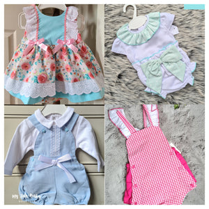 Spanish Baby Girls Summer Clothing Bundle 4 Items Size 3-6m ~ NON RETURNABLE