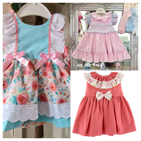 Spanish Baby Girls Summer Clothing Bundle 3 Items Size 6m ~ NON RETURNABLE