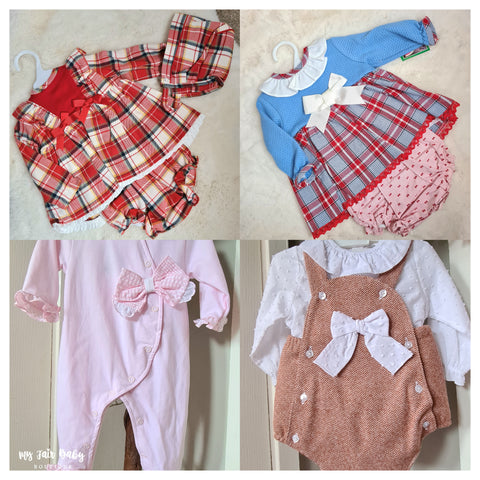 Spanish Baby Girls Winter Clothing Bundle 4 Items Size 3m ~ NON RETURNABLE