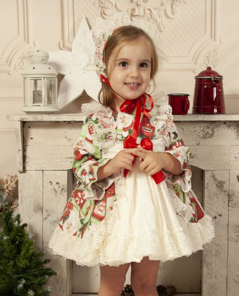 Sonata Spanish Girls Xmas Holiday Puffball Dress IN2241 - MADE TO ORDER