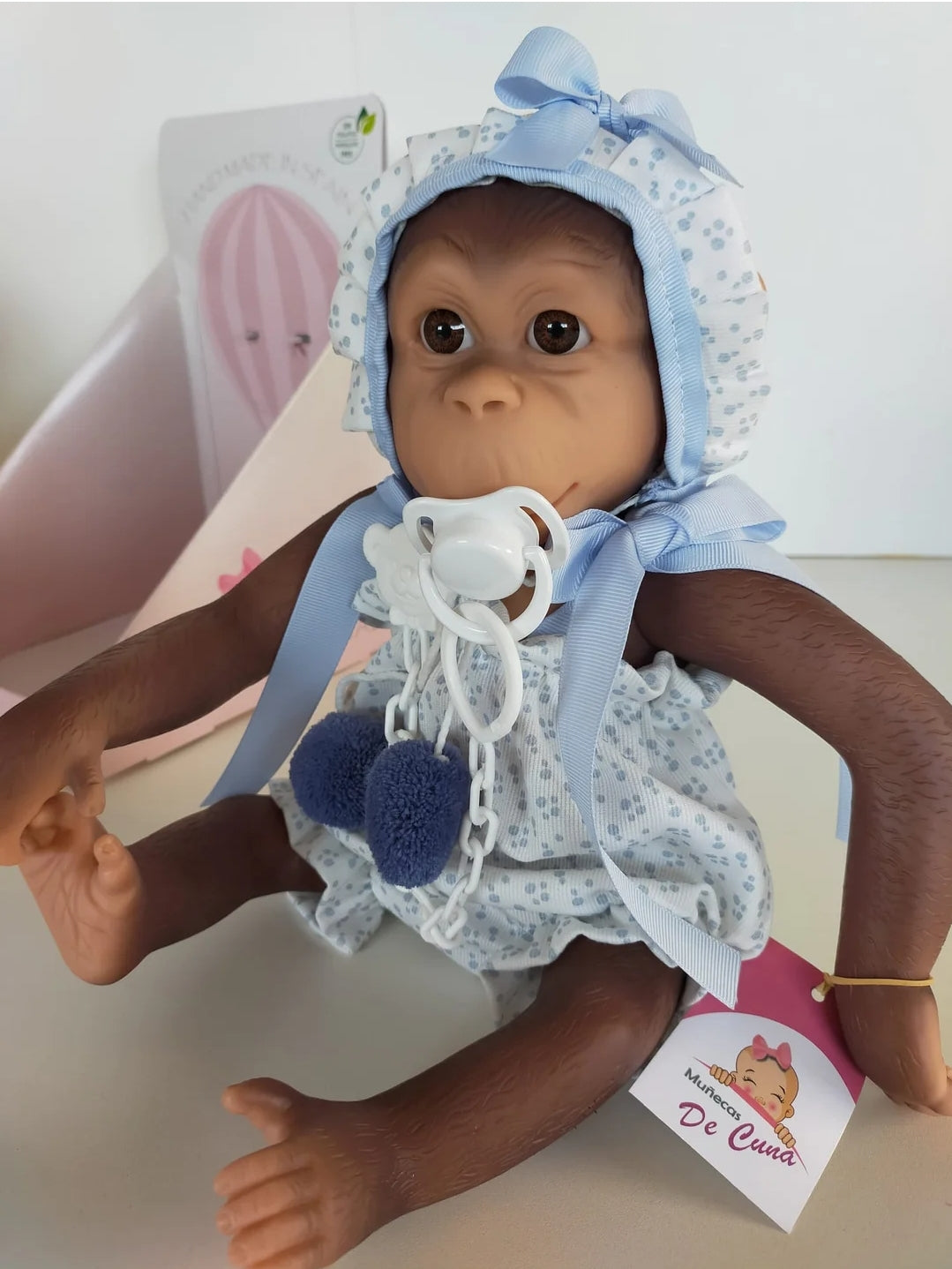 Spanish Baby Chipa Reborn Monkey Doll 020215 - IN STOCK NOW