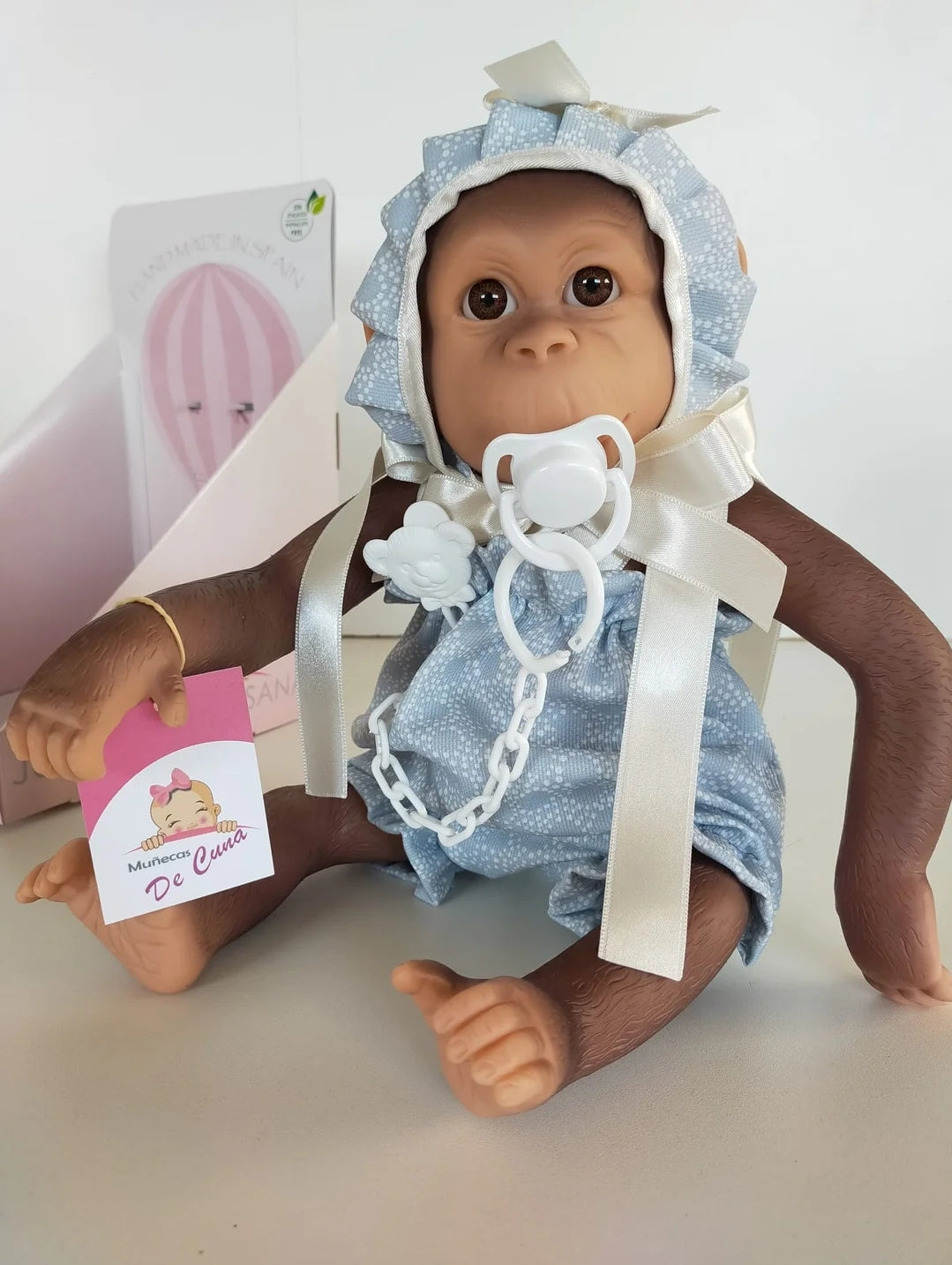 Spanish Baby Koko Reborn Monkey Doll 020211 - IN STOCK NOW