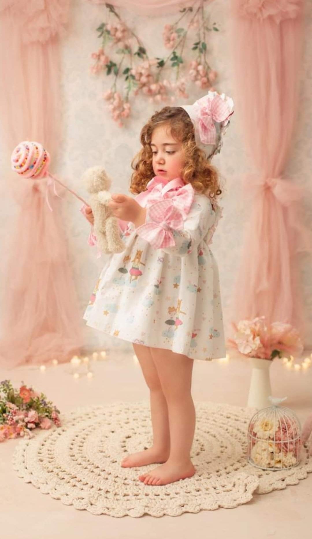 ELA Confeccion AW23 Spanish Girls Puffball Dress & Pants - MADE TO ORDER