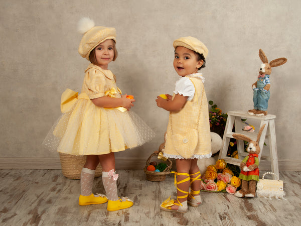 Sonata SS24 Spanish Girls Lemon A-Line Dress VE2405 - MADE TO ORDER