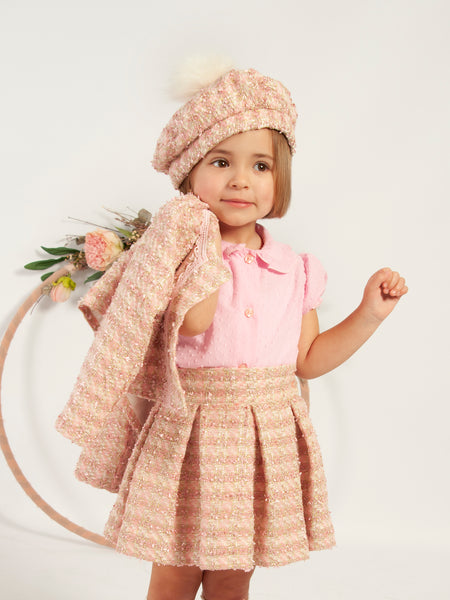 Sonata Infantil SS24 Spanish Girls Tweed Style Collection VE2422/VE2423 - MADE TO ORDER