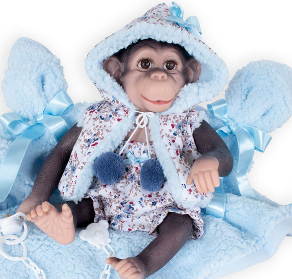 Spanish Kuko Reborn Monkey Doll 36504 - IN STOCK NOW