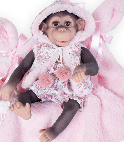 Spanish Kuka Reborn Monkey Doll 36412 - PREORDER