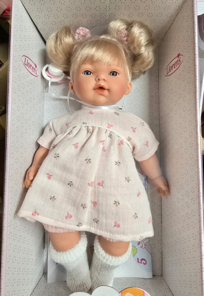 Llorens Spanish Roberta 33cm Crying & Talking Girl Doll 33162 ~ IN STOCK NOW