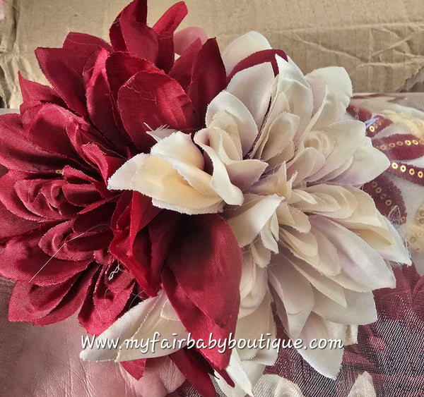 Ela Confeccion Girls Luxury Tulle Xmas Puffball Dress Set ~ 4y