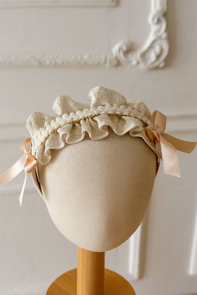 Sonata AW25 Spanish Girls Cream & Gold Headband NA2507 - MADE TO ORDER