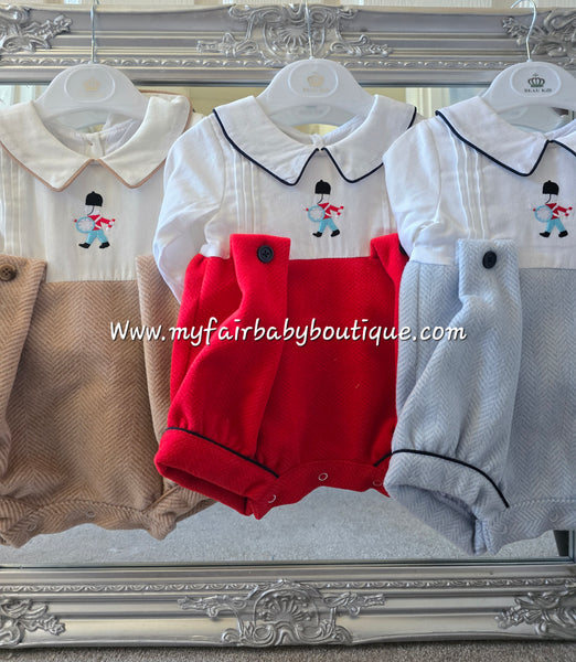 Beau Kid Traditional Baby Boys Camel Soldier Romper