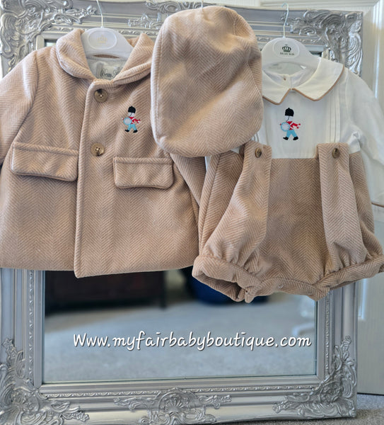 Beau Kid Traditional Baby Boys Camel Soldier Romper