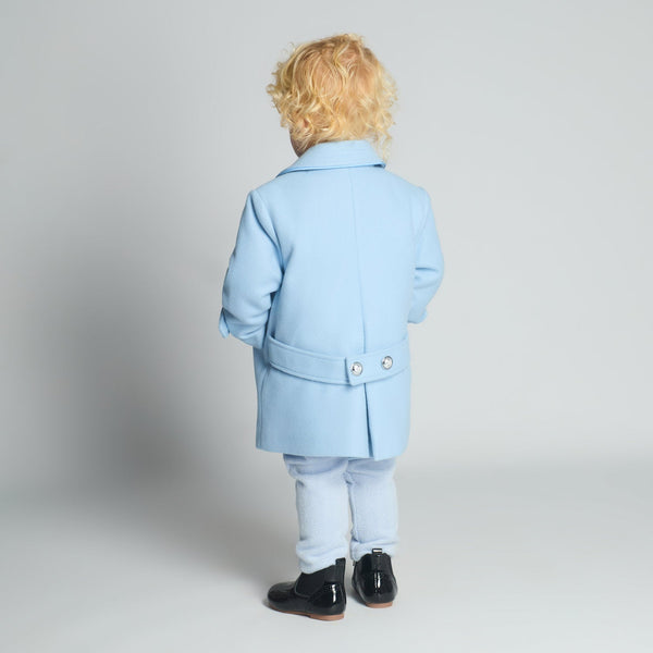 Beau Kid Traditional Boys Blue Coat ~ 12m-5y