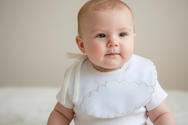 Traditional Baby Ripple Bibs ~ 5 Colours