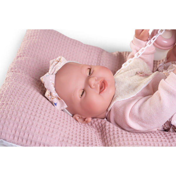 Spanish Mia Drink & Wet Newborn Baby Girl Doll (42cm) 50414 ~ IN STOCK NOW