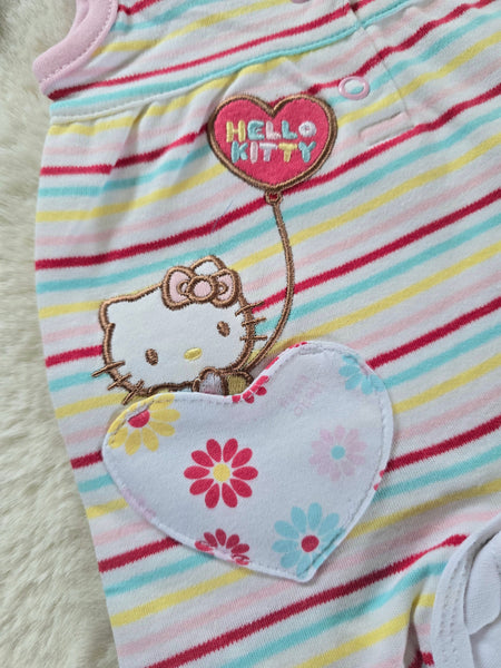 Baby Girls Hello Kitty Sun Romper & Hat SPF50 ~ LIMITED STOCK