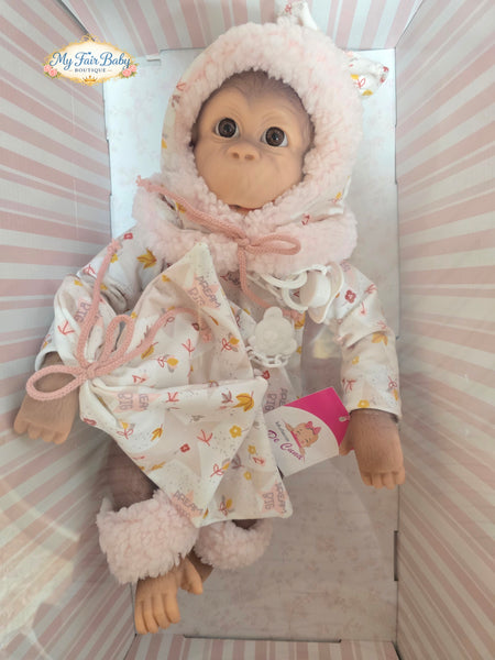 Spanish Silicone Feel Reborn Monkey Doll 636103 - IN STOCK NOW