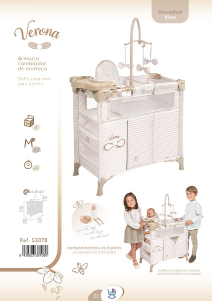 DeCuevas Spanish Verona 9X1 Dolls Travel Station 53078 ~ PREORDER