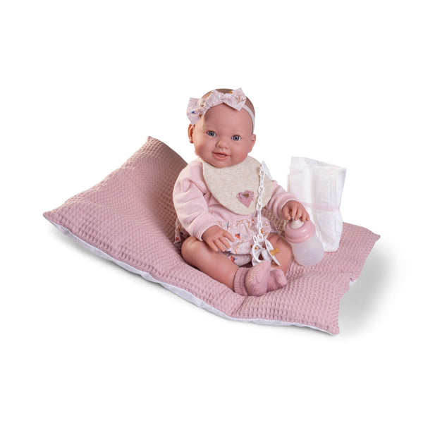 Spanish Mia Drink & Wet Newborn Baby Girl Doll (42cm) 50414 ~ IN STOCK NOW