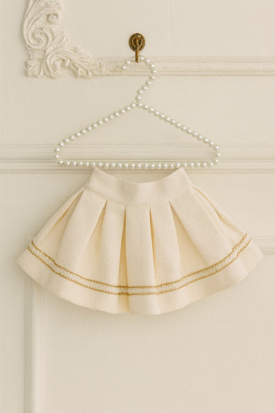 Sonata AW25 Spanish Girls Cream & Gold Luxury Skirt NA2508 ~ MADE TO ORDER
