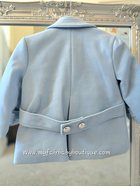 Beau Kid Traditional Boys Blue Coat ~ 12m-5y