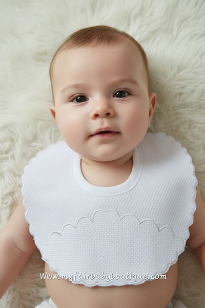 Traditional Baby Ripple Bibs ~ 5 Colours