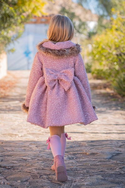 Belcoquet AW26 Pardolo Girls Pink Winter Coat