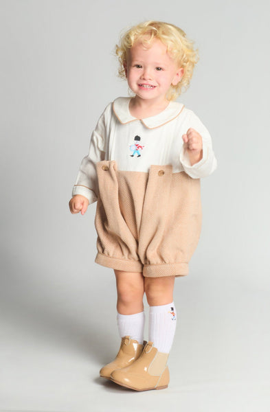 Beau Kid Traditional Baby Boys Camel Soldier Romper