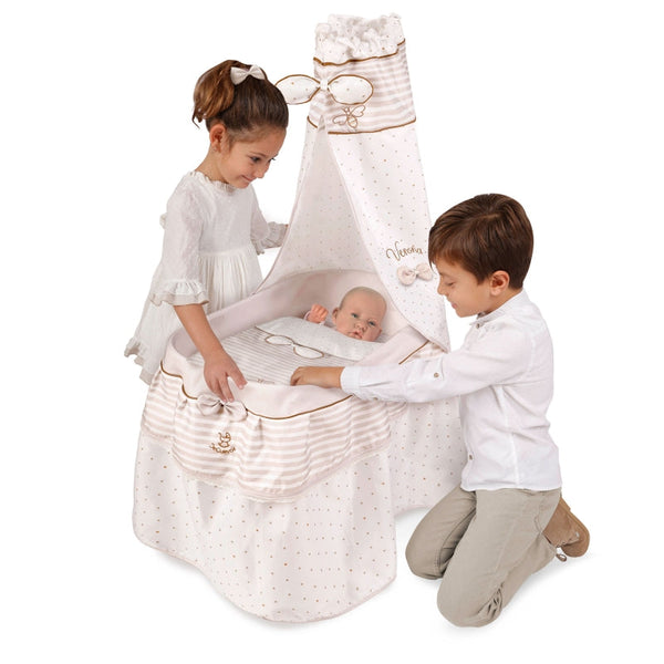 DeCuevas Spanish Verona Dolls Crib/Cradle/Moses Basket 51078 ~ PREORDER