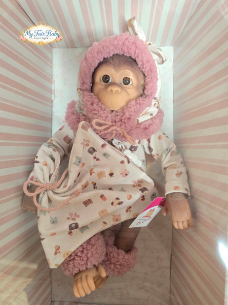 Spanish Silicone Feel Reborn Monkey Doll 636101 - IN STOCK NOW