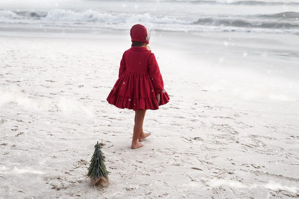 Ela Confeccion AW25 Spanish Girls Red Coat & Bonnet - MADE TO ORDER